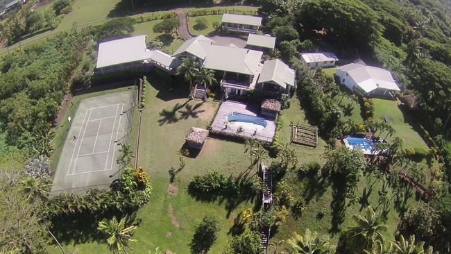 Peter Drake’s house in Fiji.