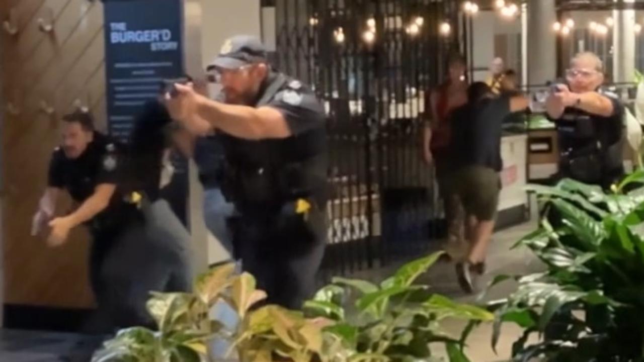 Major shopping centre put under siege in mock police operation