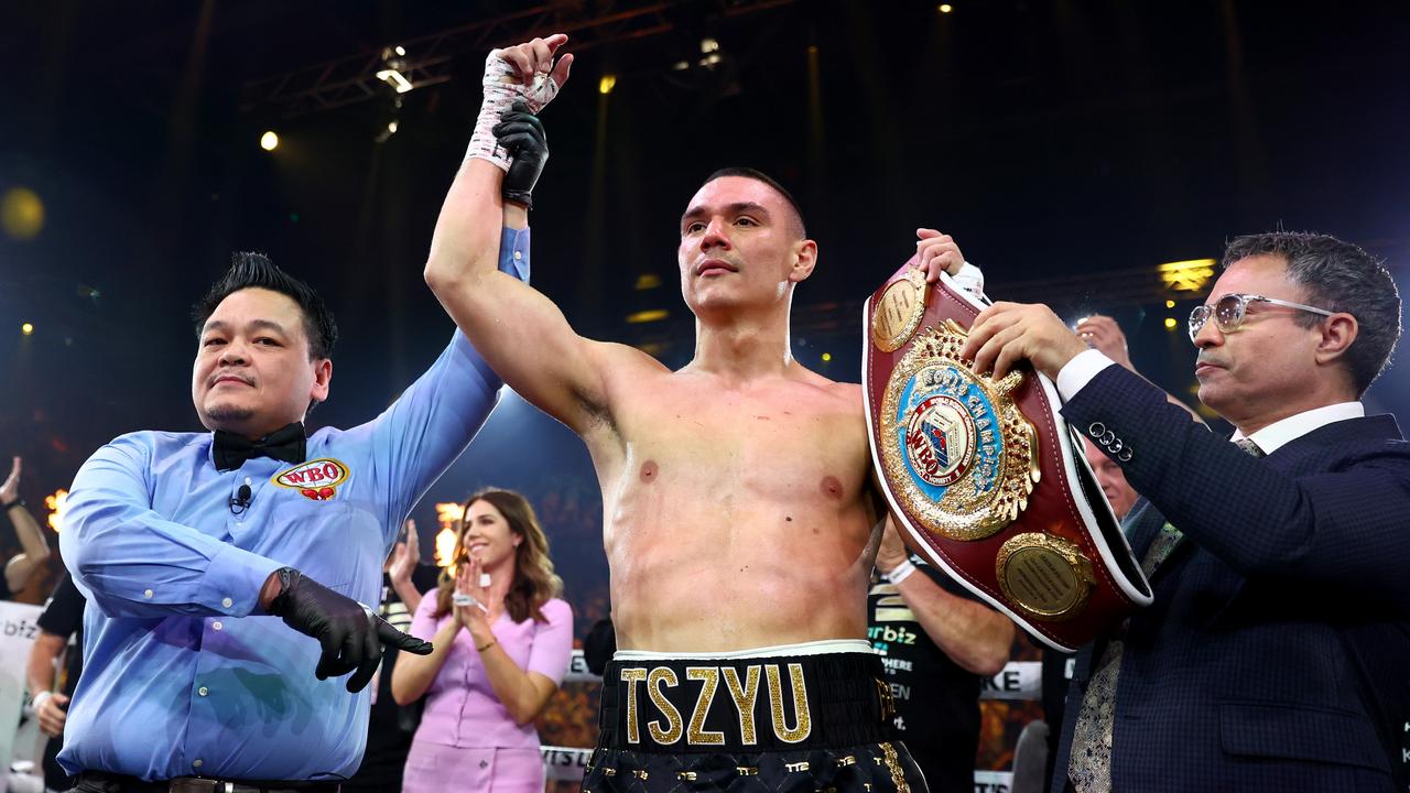 Tim Tszyu has an interim belt - but it may just be upgraded to a full championship.