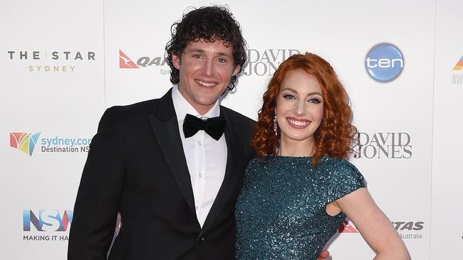 The former couple on a 2015 red carpet. Picture: AAP