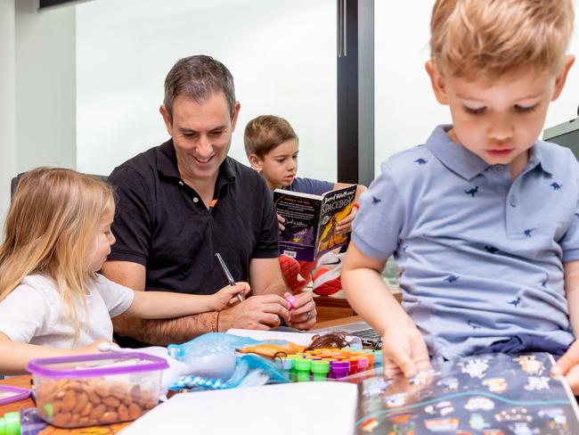 Mr Chalmers has promised a ‘family-friendly’ budget on Tuesday. Picture: NewsWire / Sarah Marshall