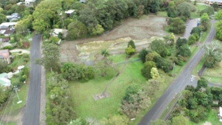 Where the old Mullumbimby hospital stood. Picture: Byron Shire Council