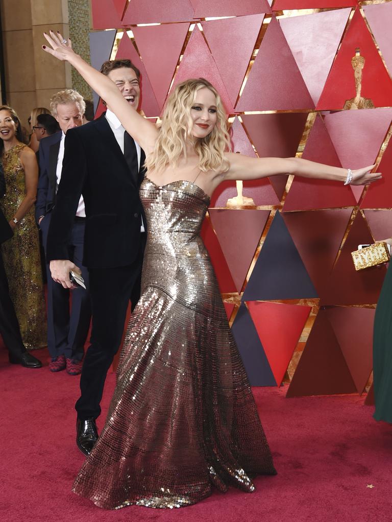 Jennifer Lawrence attends the 90th Annual Academy Awards at the Dolby Theatre on March 4, 2018 in Hollywood, California. Picture: AP