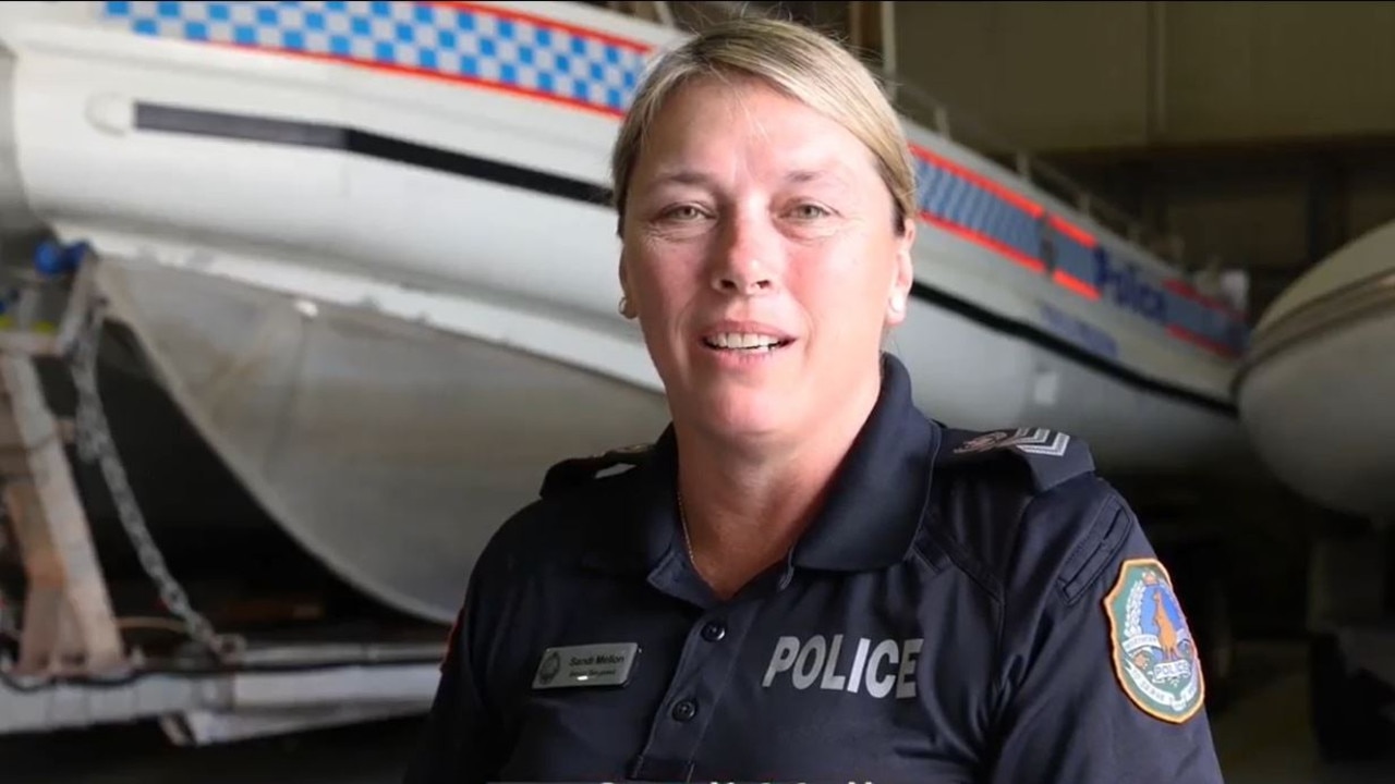 NT Water Police Officer in Charge Senior Sergeant Sandi Mellon.