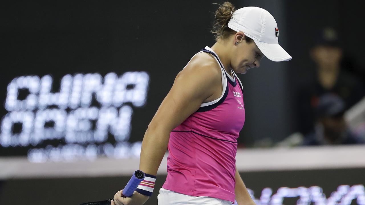 Ash Barty suffered a loss in the final.