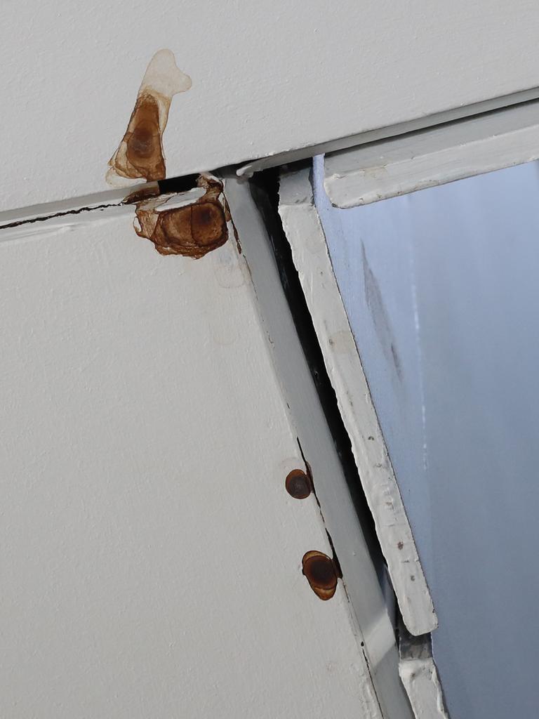 An apartment built by a failed builder, littered with defects. Picture: Dylan Coker