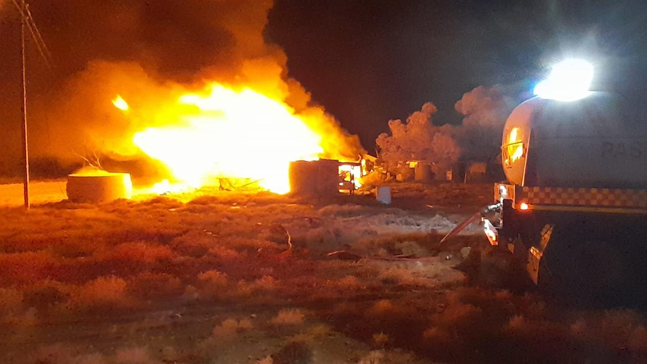 Police are investigating an overnight fire in the state’s Far North. Picture: Facebook