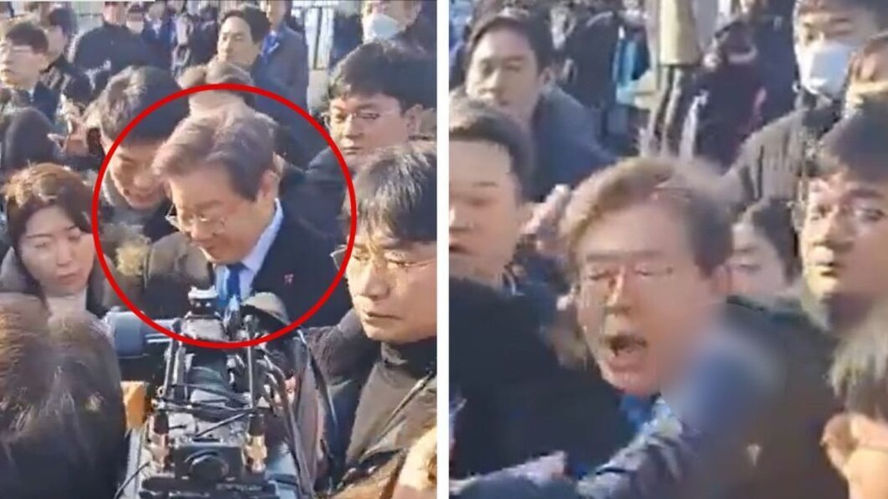 Footage Shows South Korean Opposition Leader Stabbed In Neck | News.com ...