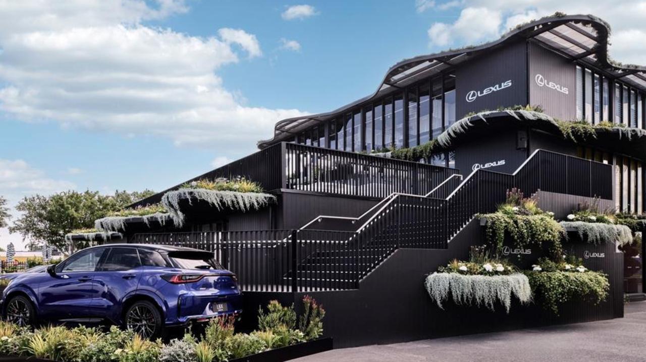 Landmark by Lexus pavilion trackside at Flemington racecourse for Melbourne Cup. Picture: Lexus Australia