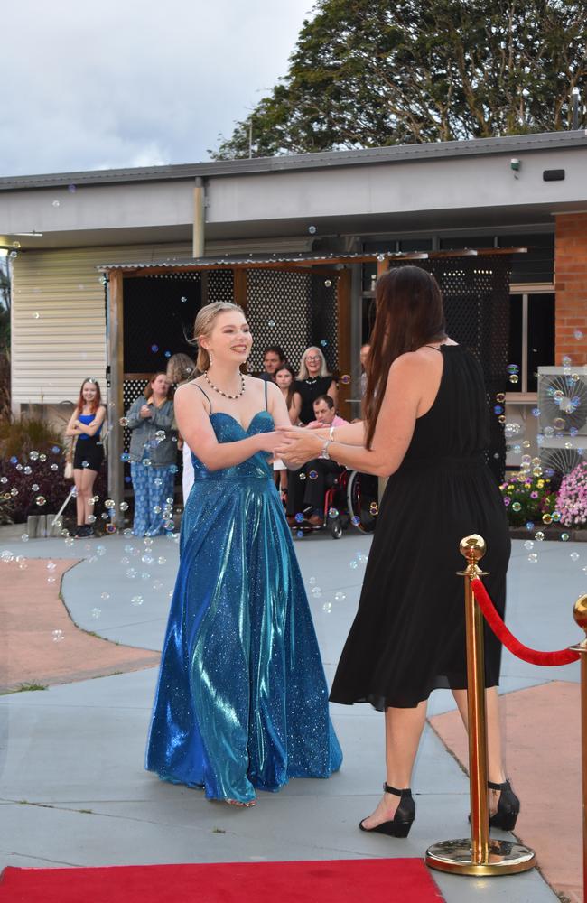 Students at Noosa District State High School formal