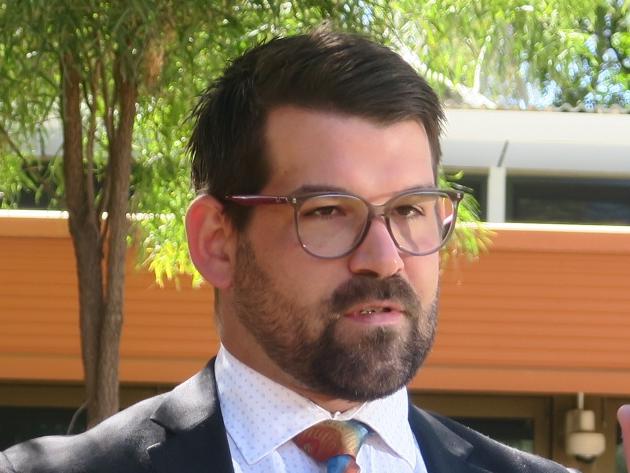 Alice Springs mayor Matt Paterson says the 12 month continuation of alcohol restrictions was done without community consultation. Picture: Laura Hooper.