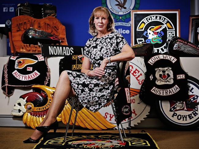 Detective Superintendent Deborah Wallace made life hell for the bikies. Picture: Sam Ruttyn