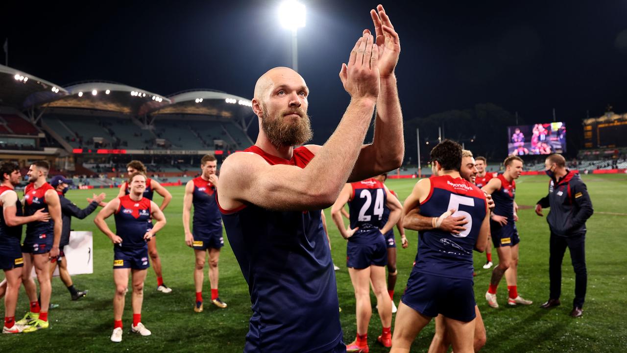 Max Gawn was enormous as ever for the Demons. Picture: Getty