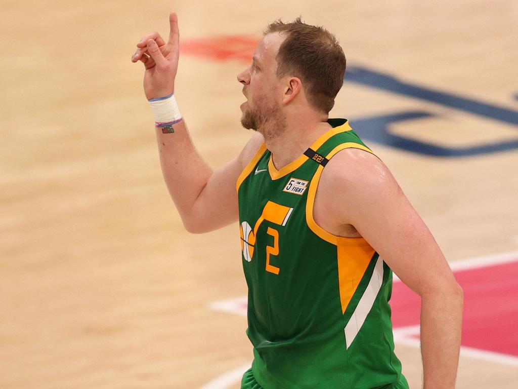 Joe Ingles of the Utah Jazz.