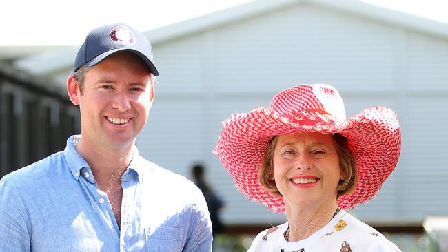 Gai Waterhouse (right), along with co-trainer Adrian Bott, have their best chance to claim the Golden Rose with In The Congo.