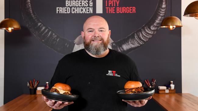 Dean Travers, owner of Mr T's Burgers and Fried Chicken, is closing his store after two and half tough years. File picture.