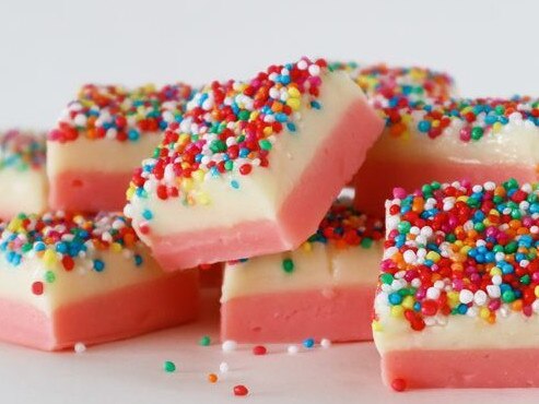 Fairy bread fudge.