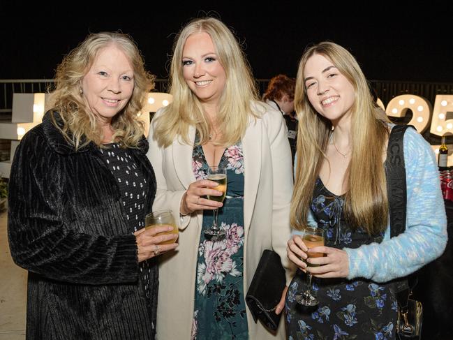 At the Business disAbility Awards of Australia are (from left) Ann Paull, Courtney Carroll and Monique Paull at Edmund Rice Cultural Centre, Saturday, May 17, 2025. Picture: Kevin Farmer