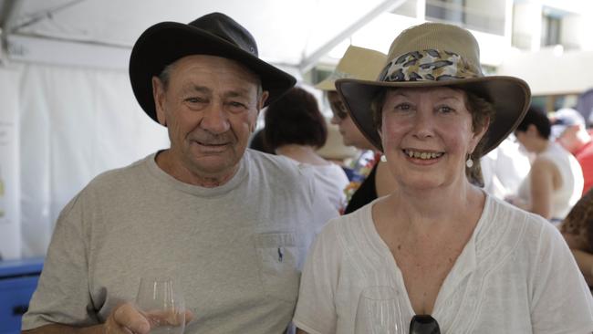 John and Jill Gaibor enjoying the Capricorn Food and Wine Festival Photo Emily Szilveszter / Capricorn Coast Mirror