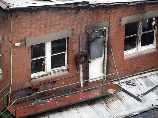 Brunswick Hotel fire, Hobart. Picture Chris Kidd