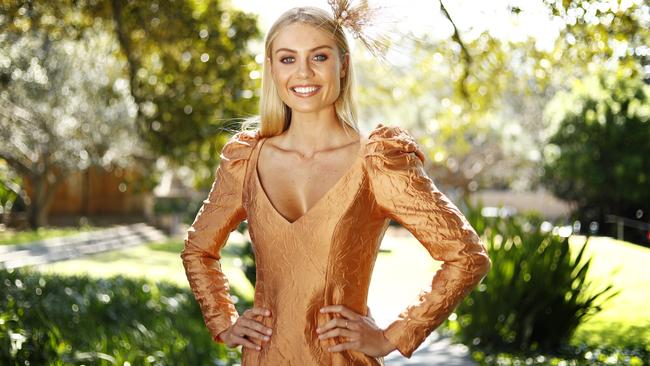 Spring racing fashion with Elyse Knowles. Picture: Sam Ruttyn