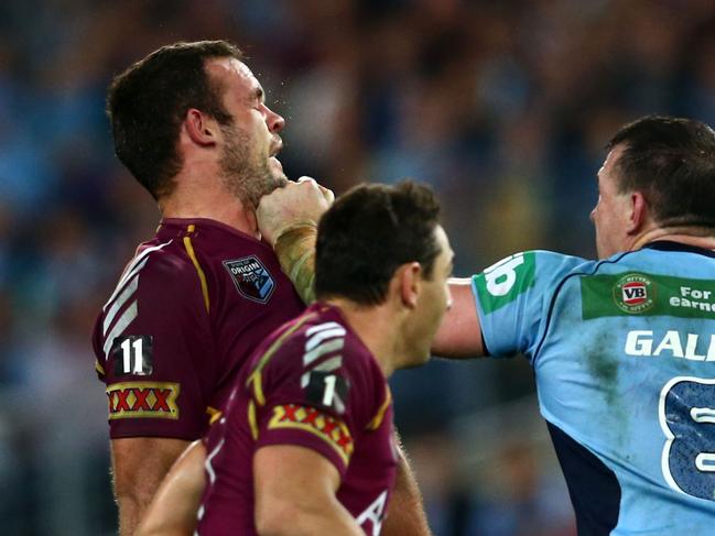 Where has the Origin hatred gone? It seems no one has replaced Paul Gallen as an Origin villain since his retirement in 2016. Picture: Getty Images