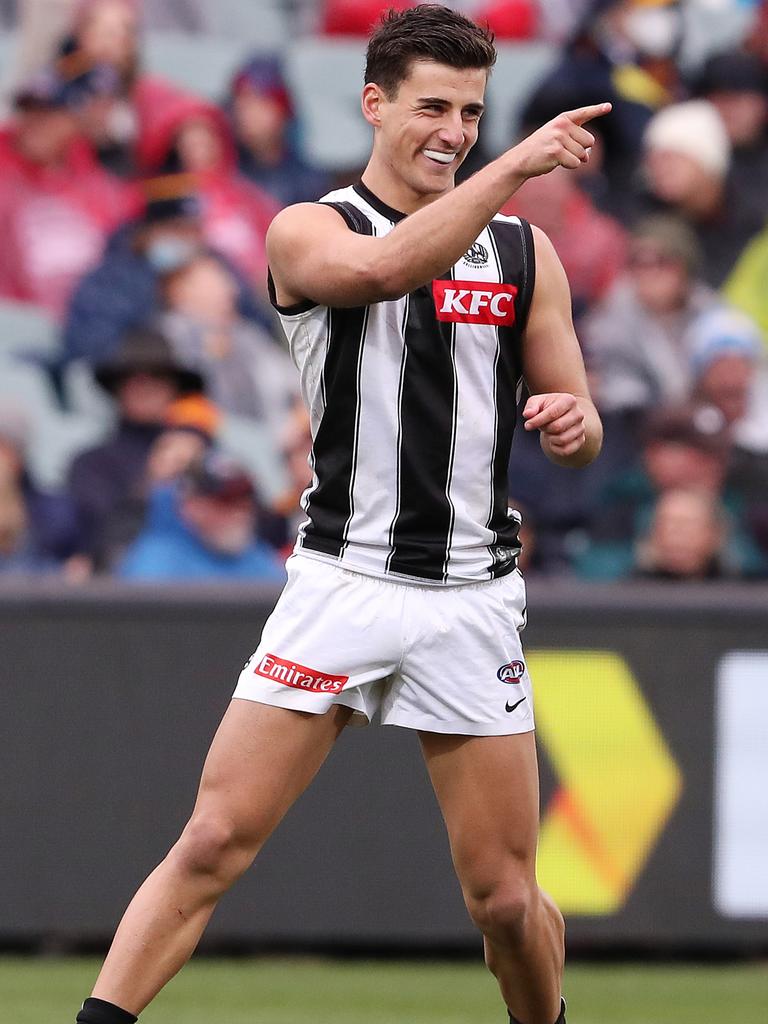 AFL Round 18 Collingwood v Adelaide: Nick Daicos 40 disposals, Scott