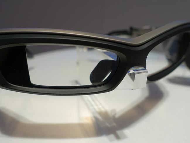Where to next? ... in navigation mode, the SmartEyeglass displays nearby points of interest and, when selected, arrows towards the destination. Picture: Jennifer Dudley-Nicholson