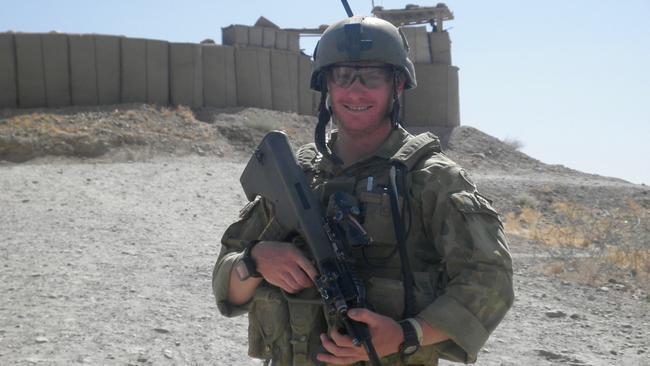 Afghanistan veteran Daniel Keighran has lost friends to suicide. Picture: Supplied