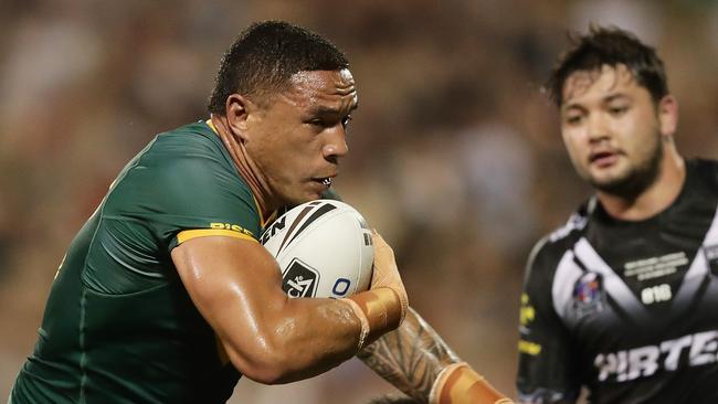 Tyson Frizell won a World Cup with Australia in 2017. Picture: Mark Metcalfe/Getty Images