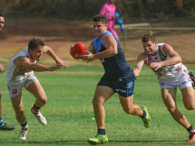 Darwin Buffaloes and Southern Districts will face off in Round 14 of the 2021-22 NTFL season. Picture: Glenn Campbell