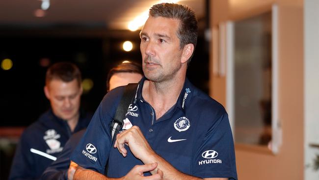 Stephen Silvagni before the axe fell. Photo by Michael Willson/AFL Media/Getty Images.