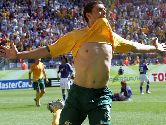 John Aloisi grabbed Australia’s third in 2006 against Japan.