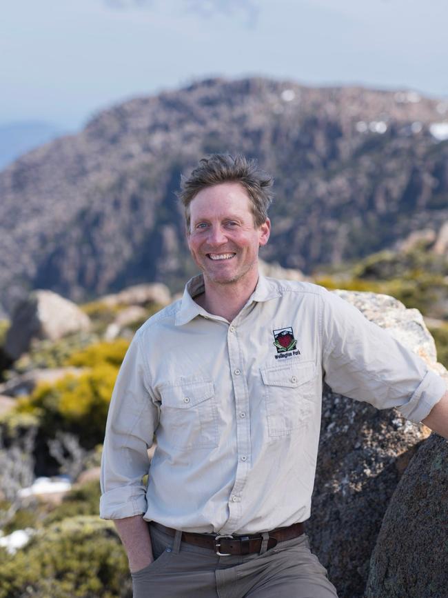 Mt Wellington Management Trust education and regulations co-ordinator Ben Masterman. (ranger) Picture: Luke Tscharke.