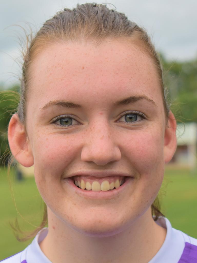 Gympie United Gladiators premiers women - Laura Byrne, defender. Photo: Bec Singh