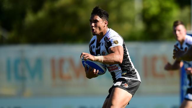 Ryland Jacobs scored Tweed’s first try of the season. Picture: SMP Images