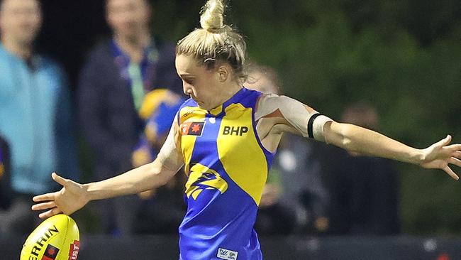 Jess Hosking’s AFLW future is in doubt. Picture: Janelle St Pierre/Getty Images