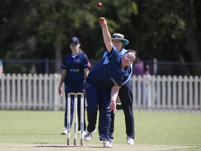 Lily Crabbe has moved to second place on the Brewer wicket-takers list with 17. Picture Warren Gannon Photography