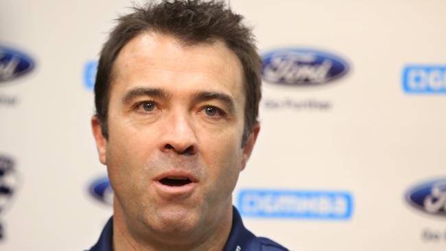 Geelong Cats coach Chris Scott says clubs should have full control of where their home fixtures are played. Picture: Glenn Ferguson