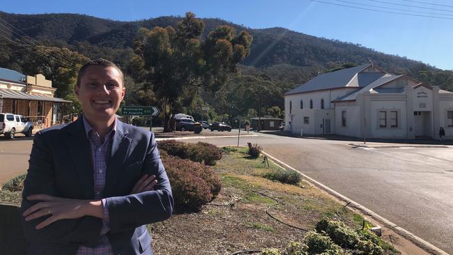 Newly appointed Mt Remarkable Council chief executive Sam Johnson at Melrose. Picture: Supplied