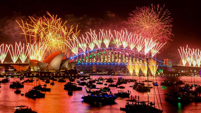 Sydney’s iconic New Year’s Eve fireworks could be cancelled over ‘grave safety concerns’ amid planned action by the state’s rail unions. Picture: AFP