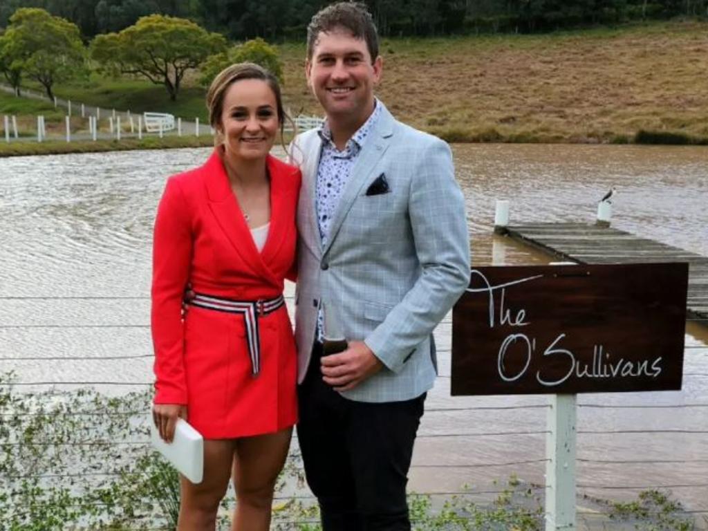 Ash Barty and her partner Garry Kissick enjoying a more balanced life. Picture: Instagram