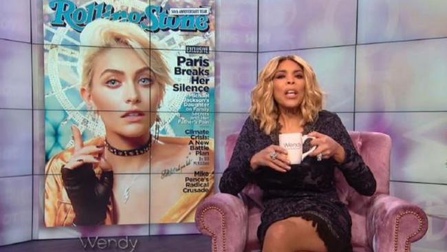 Wendy Williams took issue at Paris Jackson's Rolling Stone cover.