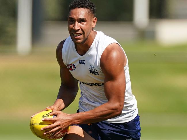 Aiden Bonar is keen to make his mark at North Melbourne.