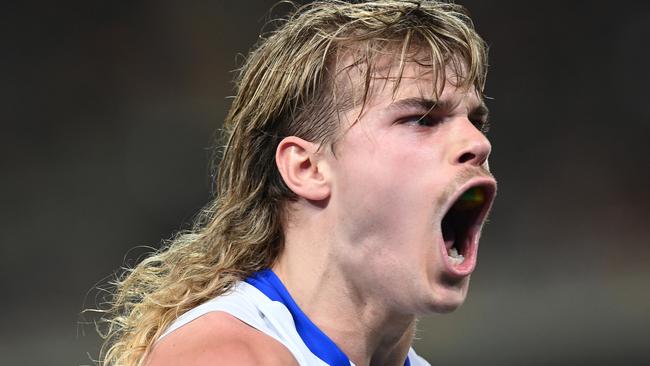 Bailey Smith was the Bulldogs hero. Picture: Getty Images