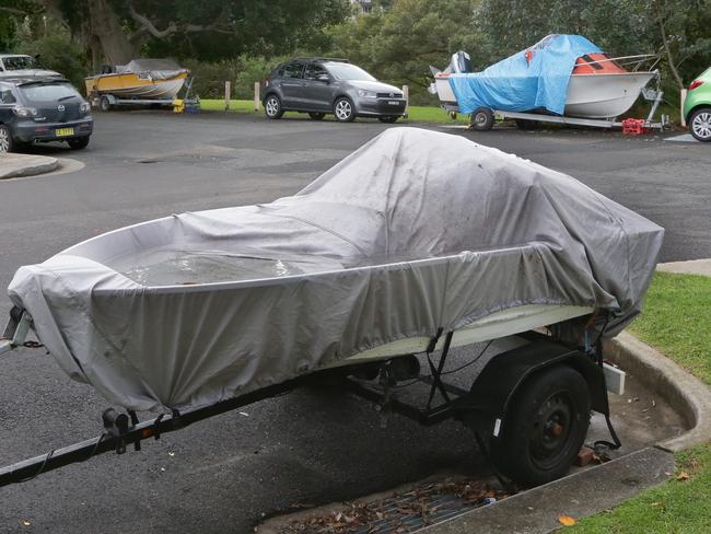 Roads near the water are prime spots for boats. Photo: Adam Ward