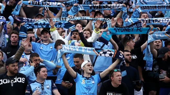 Sydney FC have asked the A-League to investigate the eviction of four of their travelling fans on Sunday. Picture: Getty Images