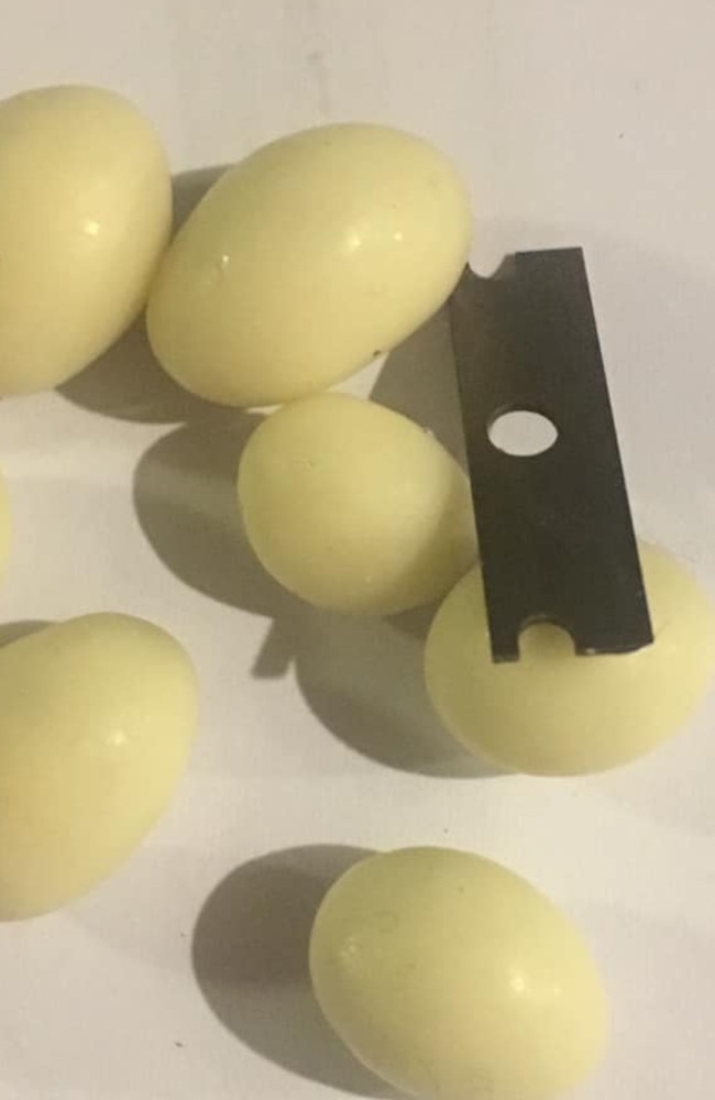 A woman from Brisbane has claimed her daughter found a razor blade in a packet of Sunbeam sultanas she purchased from a Woolworths store. Picture: Facebook/ DanicaBennett