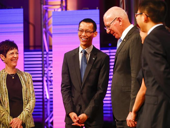 Eddie Woo at the ceremony.