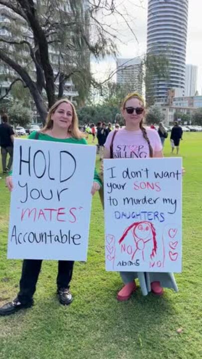 Gold Coast rally against domestic violence